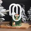 Caja de embalaje de fruta de paz navideña caja de dulces portátil caja de manzana regalo de Navidad caja de embalaje de Nochebuena