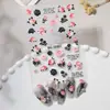 Adesivos de Unha de Rosa 5D Em relevo Flor de Rosa Tridimensional Adesivos de Unha para Crianças Arte de Unha Infantil Peças de Unha Unhas Usáveis