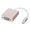 USB3.1 tipo-c a vga conexión de teléfono móvil portátil individual a monitor HD tipo-c a vga