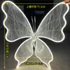 Novos Adereços de Casamento Enfeites de Borboleta Luminosos Decoração de Estrada, Palco, Arranjo de Casamento Pingente de Borboleta Arranjo de Boas-Vindas