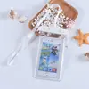 Venta al por mayor de fábrica bolsa impermeable transparente de PVC para teléfono móvil natación fotografía buceo cubierta impermeable para teléfono móvil LOGOTIPO imprimible
