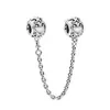 Accesorios Transfronterizos Aleación Panjia Accesorios para Pulsera de Cuentas diy Oreja de Trigo Minnie Cadena de Seguridad Hebilla Fija Opción de Regalo