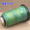 Fio de Cera 0,8mm Tingido em Seções 12 Fios Fio Multicor Cor Gradiente Fio Material para DIY Tecido à Mão Corda de Mão Cordão para Chaveiro
