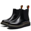 Botines Chelsea 2976 Transfronterizos para Mujer, Botas Martin de Pareja para Hombre, Botines Cortos de Cuero Genuino Británico, Zapatos Casuales de Cuero sin Cordones para Hombre y Mujer