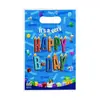 Bolsa de Regalo de Letra de Feliz Cumpleaños de Dibujos Animados Transfronteriza Bolsa de Regalo de Fiesta de Cumpleaños Bolsita de Regalo de Fiesta Bolsa de Mano de Película Perlada Bolsa de Embalaje de Plástico