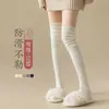 Meias over-the-knee finas tubo longo empilhado meias femininas alta tubo sólido costura na moda usar meias femininas