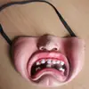 Máscara de payaso de media cara máscara divertida máscara de látex de media cara actuación de danza vestido máscara de truco al por mayor