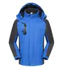 Chaqueta Tres en Uno para Exteriores con Impresión de Logo Personalizado, Engrosada y Forrada de Polar, Ropa de Trabajo Corporativa para Hombres, Chaqueta Cortavientos al por Mayor