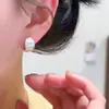 Aretes de Gota de Agua Cepillados Plateados para Mujer, Diseño de Nicho, Estilo de Lujo Ligero de Alta Gama, Nuevos Pendientes Populares 2026