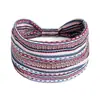 Diadema de Yoga Bohemia Retro Estampada Europea y Americana Diadema Deportiva para Mujer Anti-Sudor Correr Versión Ancha Pañuelo Africano