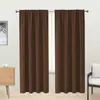Cortinas de Color Sólido con Bucles Totalmente Opacas de Más Vendidas Transfronterizas de Amazon Hechas a Medida para Dormitorio Productos Terminados al por Mayor para Exportación