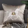 Almohada Cojín para Sofá Estilo Americano Moderno Sencillo Lujo Ligero Estilo Naranja Modelo Naranja Sala de Estar Cojín Lujo Ligero
