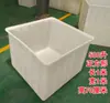 Tanque de Agua de Plástico para Tendón de Vaca Grande Caja de Volteo Engrosada Marco Rectangular Almacenamiento de Productos Acuáticos Acuicultura Piscicultura Venta de Peces Cubeta Poco Profunda