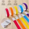 Pulseras desechables en stock Suministro transfronterizo VIP entradas para parques de atracciones y conciertos pulseras desechables de papel sintético