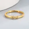 Anel Compacto Estilo Coreano para Mulheres com Laço Cravejado de Diamantes, Design de Nicho, Estilo Fresco e Elegante, Anel Aberto Ajustável para o Dedo Indicador