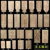 Calcomanía de tallado en madera maciza pieza línea de marco de puerta esquina decorativa rectangular flor columna romana línea de conexión columna semicircular cabeza de columna base de columna