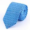 Regalo del Día del Padre Corbata Tejida 6cm de Ancho Corbata Poliéster Tejido Negocios Corbata Ancha Corbata Tejida para Hombre