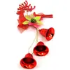 Decoración navideña Regalo de Navidad Colgante para árbol de Navidad Ciervo de alta gama Colgante de campana Suministros navideños 1