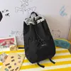 Mochila leve com cordão para atividades ao ar livre, mochila de ciclismo, bolsa para estudante universitário de badminton, grande capacidade para lazer, esportes e viagens