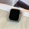 Adecuado para Apple Watch9 Estuche con Diamantes Incrustados de una Sola Fila 10Ultra Apple Watch S11 Estuche Protector de Media Cubierta