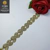 Oro Verde Soluble en Agua Código de Barras 2cm Lolitalace Lazo Video Encaje Dorado Mancha Accesorios para Ropa