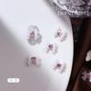 Uñas diamantes joyería mayoreo red belleza chica guerrera resina amor lazo pegatinas para uñas diy accesorios para uñas