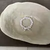 Anel de Laço Doce e Requintado para Mulheres, Elástico e Versátil, Anel para Dedo Indicador Moda Personalizada Estilo Ins Design de Nicho Tendência