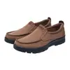 Sapatos de pano do Velho Pequim para homens, para pés largos, sapatos casuais plus size, tamanho extra grande, sapatos masculinos de sola macia, tamanhos 45, 46, 47