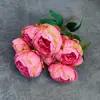Simulación ramo de peonías de 7 cabezas diseño de escena de boda decoración del hogar transfronterizo hecho a mano flor de seda flor artificial adornos al por mayor