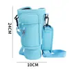 Funda para vaso de helado de 40 oz, material de buceo SBR, funda para vaso de agua, correa de hombro ajustable, funda para botella de agua, funda protectora cruzada.