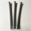 Venta Directa de Tubería Corrugada Metálica Flexible de Acero Inoxidable 304, Tubería de Vapor Trenzada de Alambre de Vapor Resistente a Altas Temperaturas con Rosca de 4 Puntos