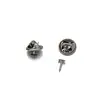 Pino de Travamento Automático Fecho Borboleta Multifuncional Alfinete de Segurança Fecho de Gola Fivela de Pino de Metal Distintivo Broche Artesanal Acessórios DIY