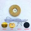 Fabricante Base Redonda de Madera Regalo Artesanías de Madera Botella de Vidrio para Aromaterapia Bola de Cristal Adornos Base Luminosa de Madera Maciza
