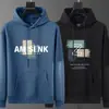 Sudadera deportiva para hombre engrosada, nuevo modelo 2025, chaqueta con capucha para primavera y otoño, top casual de moda de marca ins