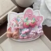Laços de Cabelo Infantis Cartoon Doces e Fofos de Primavera Cedo, Elásticos de Cabelo Trançados de Frutas Versáteis para Meninas, Acessórios de Cabelo