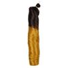 Trenza Peluca Extensión de Cabello Rizado Espiral Colorida de 24 Pulgadas