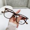 Nuevos Armazones de Gafas Cuadrados Tr Retro Bloqueadores de Luz Azul Xiaohongshu Gafas sin Graduación para Hombres y Mujeres con Opciones de Graduación