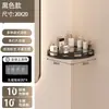 Estante de almacenamiento para baño, estante de ducha, estante triangular de esquina para lavabo de inodoro, montado en la pared sin taladro, sala de ducha