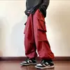 Comercio Exterior Transfronterizo 2026 Primavera Pantalones de Trabajo para Hombre Estilo Japonés High Street Sueltos Rectos Casuales Venta al por Mayor en Stock