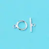 Acessórios de Botão de Orelha de Prata S925 Fivela de Pulseira Fivela de Colar Material para Miçangas Feito à Mão DIY para Fazer Acessórios de Miçangas