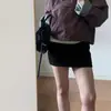 Falda de Punto Gris para Mujer, Nuevo Estilo Otoño 2026, Cintura Alta, Línea A Adelgazante, Falda Corta que se Ajusta a la Cadera, Falda Básica de Punto