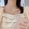 Nuevo collar de perlas redondas de doble capa, estilo retro, elegante y suave, de estilo coreano, para mujer.