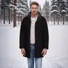 En Stock Transfronterizo Otoño e Invierno para Hombre Comercio Exterior para Hombre Abrigo de Borrego de Longitud Media Chaqueta de Lana de Moda para Hombre Hombre