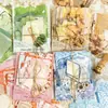 100 Piezas de Papel Paquete de Materiales para Colección de Oficina de Correos Estilo Ins Mariposa Retro Base de Material Decorativo Versátil Básico