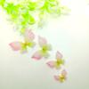 2-5cm Tule Camada Dupla Borboleta diy Grampo de Cabelo Fantasia Material Maquiagem para Olhos Acessórios de Joalheria Adesivo de Rosto Foto Selfie
