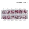 Taladro de uñas transfronterizo, taladro de fondo plano con flash de joyería, taladro de uñas mixto con arco de 12 rejillas, taladro de uñas súper flash, venta al por mayor