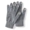 Luvas 100% Caxemira Pura para Homens e Mulheres, Inverno Acolchoadas Quentes Tela Sensível ao Toque Dedos Divididos Elegantes para Deslocamento Luvas de Tricô de Caxemira