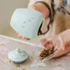 Fabricante: Xingye Yunhe. Bote de té de cerámica, a prueba de humedad y hermético, recipiente de almacenamiento portátil, estéticamente agradable, tamaño pequeño