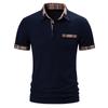 Comercio Exterior Transfronterizo 2026 Amazon Camiseta de Manga Corta con Solapa Bloque de Color Paisley para Hombre Polo de Moda Aliexpress