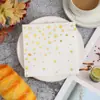 Guardanapo Quadrado de Papel com Estampa de Estrela Dourado Festa de Aniversário Restaurante de Luxo Toalha de Papel Descartável Especial